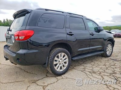 Trzecie zdjęcie samochodu z tyłu: 2011 TOYOTA SEQUOIA PLATINUM VIN:5TDDW5G11BS049865 - miniatura