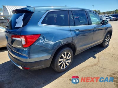 Trzecie zdjęcie samochodu z tyłu: 2020 HONDA PILOT EXL VIN:5FNYF6H56LB061153 - miniatura
