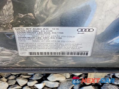 Zdjęcie 13 z 13 samochodu: 2016 AUDI Q3 PREMIUM PLUS VIN:WA1EFCFS2GR009488 - miniatura