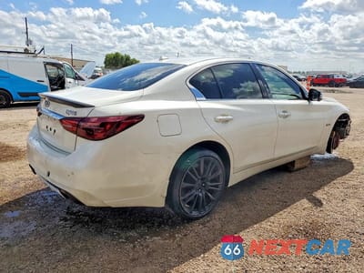 Trzecie zdjęcie samochodu z tyłu: 2019 INFINITI Q50 RED SPORT 400 VIN:JN1FV7AP2KM760137 - miniatura