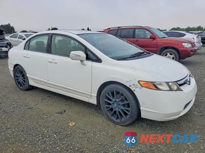 Czwarte zdjęcie samochodu z boku: 2008 HONDA CIVIC VIN:JHMFA36238S004608 - miniatura