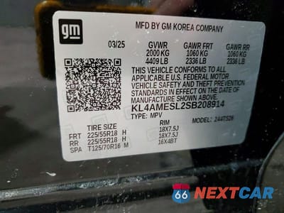 Zdjęcie 13 z 13 samochodu: 2025 BUICK ENCORE GX SPORT TOURING VIN:KL4AMESL2SB208914 - miniatura