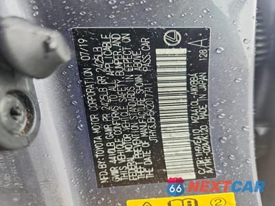 Zdjęcie 12 z 12 samochodu: 2019 LEXUS UX 200 BASE VIN:JTHY3JBH5K2017711 - miniatura