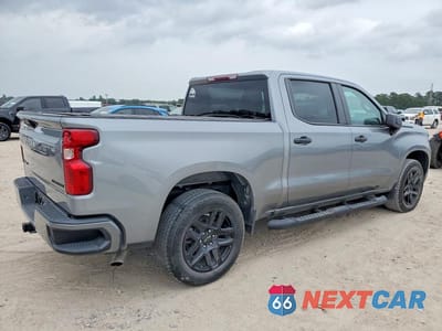 Trzecie zdjęcie samochodu z tyłu: 2024 CHEVROLET SILVERADO C1500 CUSTOM VIN:3GCPABEKXRG136176 - miniatura