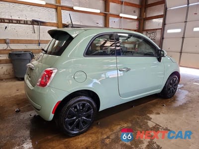 Trzecie zdjęcie samochodu z tyłu: 2015 FIAT 500 POP VIN:3C3CFFAR3FT500309 - miniatura