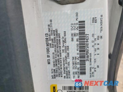 Zdjęcie 12 z 12 samochodu: 2015 FORD FUSION SE VIN:3FA6P0H75FR194272 - miniatura