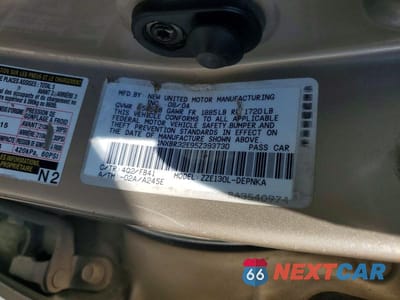 Zdjęcie 13 z 13 samochodu: 2005 TOYOTA COROLLA LE VIN:1NXBR32E95Z393730 - miniatura