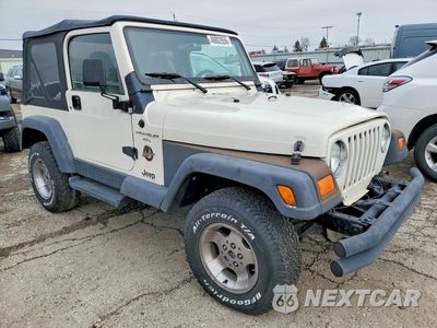 Czwarte zdjęcie samochodu z boku: 2001 JEEP WRANGLER / TJ SAHARA VIN:1J4FA59S51P363874 - miniatura