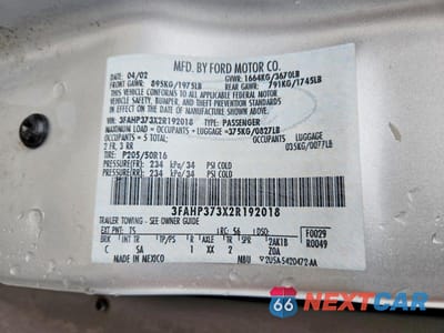 Zdjęcie 12 z 12 samochodu: 2002 FORD FOCUS ZX5 VIN:3FAHP373X2R192018 - miniatura