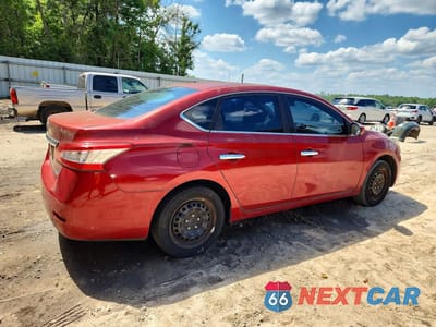 Trzecie zdjęcie samochodu z tyłu: 2014 NISSAN SENTRA S VIN:3N1AB7AP1EY253587 - miniatura