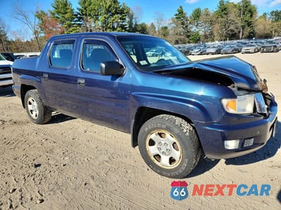Czwarte zdjęcie samochodu z boku: 2010 HONDA RIDGELINE RT VIN:5FPYK1F24AB004347 - miniatura