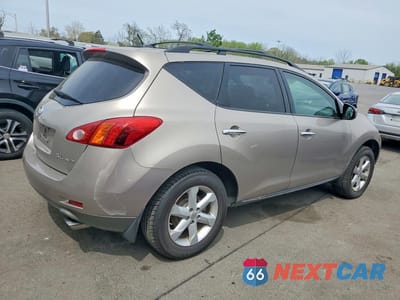 Trzecie zdjęcie samochodu z tyłu: 2009 NISSAN MURANO S VIN:JN8AZ18W49W150653 - miniatura