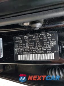 Zdjęcie 14 z 14 samochodu: 2010 HYUNDAI TUCSON GLS VIN:KM8JU3AC9AU060139 - miniatura