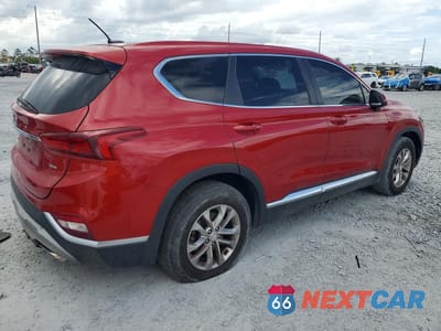 Trzecie zdjęcie samochodu z tyłu: 2019 HYUNDAI SANTA FE SE VIN:5NMS2CAD6KH100922 - miniatura
