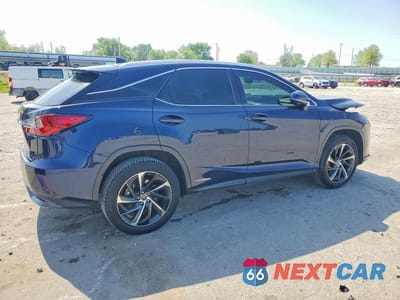 Trzecie zdjęcie samochodu z tyłu: 2018 LEXUS RX 450H BASE VIN:2T2BGMCA1JC023273 - miniatura