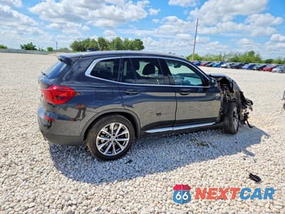Trzecie zdjęcie samochodu z tyłu: 2019 BMW X3 SDRIVE30I VIN:5UXTR7C58KLF28908 - miniatura