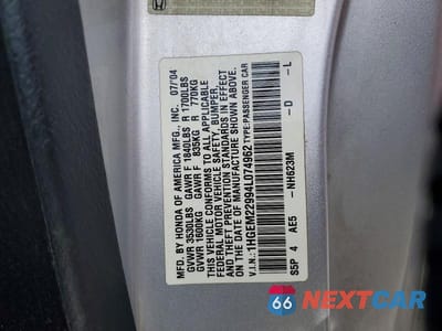 Zdjęcie 13 z 13 samochodu: 2004 HONDA CIVIC EX VIN:1HGEM22994L074962 - miniatura