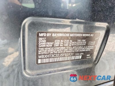Zdjęcie 13 z 13 samochodu: 2018 BMW X1 XDRIVE28I VIN:WBXHT3C32J5F93131 - miniatura