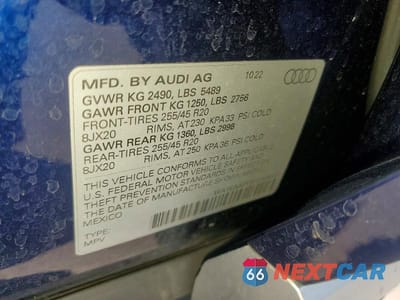 Zdjęcie 14 z 14 samochodu: 2023 AUDI Q5 PREMIUM PLUS 45 VIN:WA1EAAFY9P2049065 - miniatura