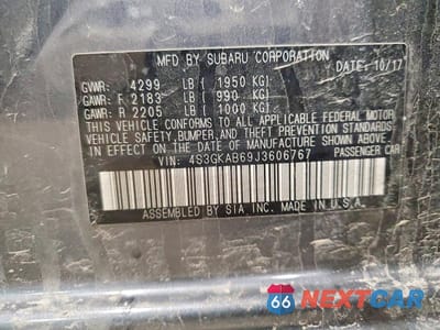 Zdjęcie 12 z 12 samochodu: 2018 SUBARU IMPREZA PREMIUM VIN:4S3GKAB69J3606767 - miniatura