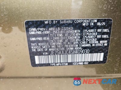 Zdjęcie 13 z 13 samochodu: 2025 SUBARU FORESTER WILDERNESS VIN:JF2SKAJC4SH409030 - miniatura