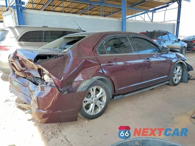 Trzecie zdjęcie samochodu z tyłu: 2012 FORD FUSION SE VIN:3FAHP0HA2CR371439 - miniatura