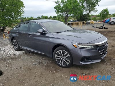 Czwarte zdjęcie samochodu z boku: 2021 HONDA ACCORD HYBRID EXL VIN:1HGCV3F57MA021707 - miniatura