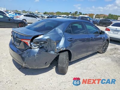 Trzecie zdjęcie samochodu z tyłu: 2014 TOYOTA COROLLA S PLUS VIN:2T1BURHE2EC114158 - miniatura