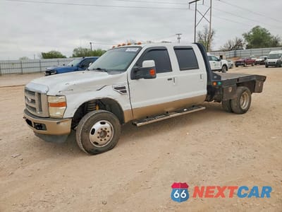 2008 FORD F350 SUPER DUTY FLATBED TRUCK 1FTWW33R58EB18726 - główne zdjęcie licytacji z USA - miniatura
