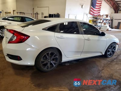 Trzecie zdjęcie samochodu z tyłu: 2020 HONDA CIVIC SPORT VIN:2HGFC2F86LH524037 - miniatura