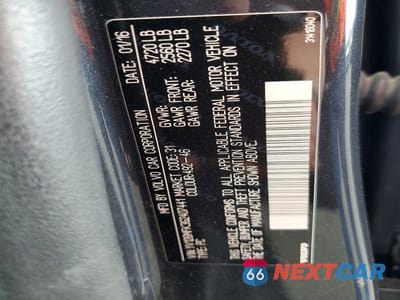 Zdjęcie 13 z 13 samochodu: 2016 VOLVO S60 PREMIER VIN:YV126MFK3G2407441 - miniatura