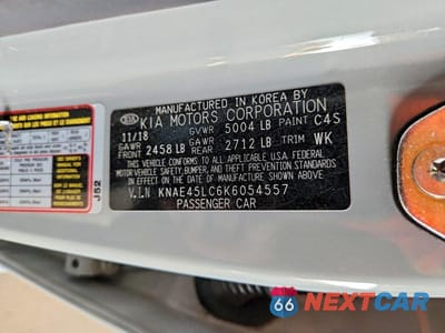 Zdjęcie 12 z 12 samochodu: 2019 KIA STINGER GT1 VIN:KNAE45LC6K6054557 - miniatura