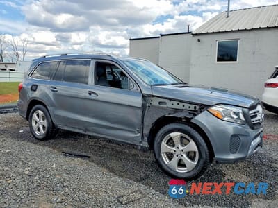 Czwarte zdjęcie samochodu z boku: 2017 MERCEDES-BENZ GLS 450 4MATIC VIN:4JGDF6EE0HA902009 - miniatura