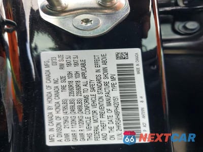 Zdjęcie 13 z 13 samochodu: 2023 HONDA CR-V EX VIN:2HKRS4H48PH420151 - miniatura