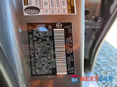 Zdjęcie 12 z 12 samochodu: 2022 TOYOTA MIRAI XLE VIN:JTDAAAAA3NA004267 - miniatura