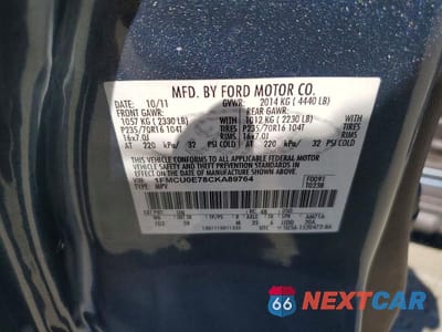 Zdjęcie 12 z 12 samochodu: 2012 FORD ESCAPE LIMITED VIN:1FMCU0E78CKA89764 - miniatura