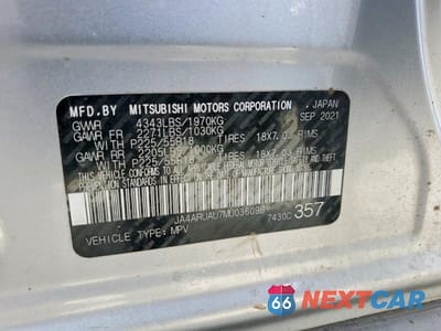 Zdjęcie 13 z 13 samochodu: 2021 MITSUBISHI OUTLANDER SPORT ES VIN:JA4ARUAU7MU036098 - miniatura