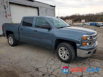 Czwarte zdjęcie samochodu z boku: 2014 CHEVROLET SILVERADO K1500 LT VIN:3GCUKREC4EG345117 - miniatura