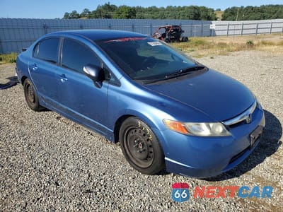 Czwarte zdjęcie samochodu z boku: 2007 HONDA CIVIC LX VIN:JHMFA16517S006578 - miniatura