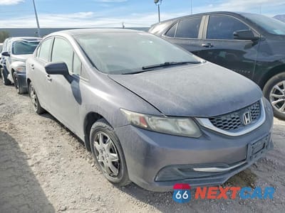 Czwarte zdjęcie samochodu z boku: 2015 HONDA CIVIC LX VIN:2HGFB2F57FH545430 - miniatura