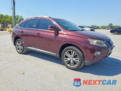 Czwarte zdjęcie samochodu z boku: 2014 LEXUS RX 350 BASE VIN:2T2ZK1BA1EC137986 - miniatura