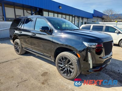 Czwarte zdjęcie samochodu z boku: 2023 CADILLAC ESCALADE SPORT VIN:1GYS4FKLXPR131637 - miniatura
