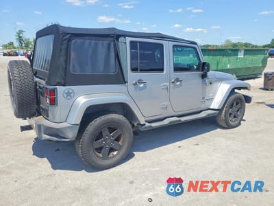 Trzecie zdjęcie samochodu z tyłu: 2013 JEEP WRANGLER UNLIMITED SPORT VIN:1C4HJWDG3DL591052 - miniatura