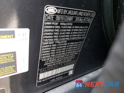 Zdjęcie 13 z 13 samochodu: 2020 LAND ROVER RANGE ROVER SPORT HSE VIN:SALWR2SU7LA888569 - miniatura