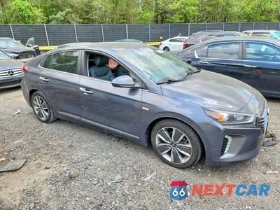 Czwarte zdjęcie samochodu z boku: 2018 HYUNDAI IONIQ LIMITED VIN:KMHC85LCXJU081765 - miniatura