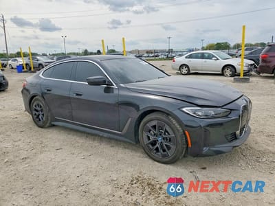 Czwarte zdjęcie samochodu z boku: 2023 BMW I4 EDRIVE 35 VIN:WBY43AW02PFP50785 - miniatura
