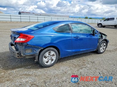Trzecie zdjęcie samochodu z tyłu: 2013 HONDA CIVIC LX VIN:2HGFG3B52DH509705 - miniatura