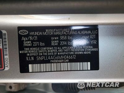 Zdjęcie 13 z 13 samochodu: 2021 HYUNDAI ELANTRA SE VIN:5NPLL4AG6MH046612 - miniatura
