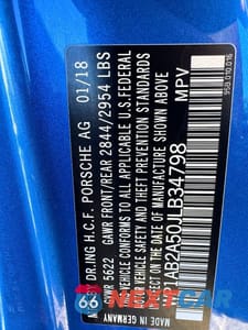 Zdjęcie 10 z 13 samochodu: 2018 PORSCHE MACAN S VIN:WP1AB2A50JLB34798 - miniatura