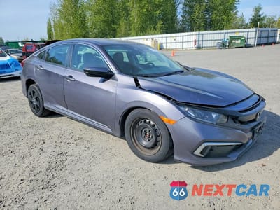 Czwarte zdjęcie samochodu z boku: 2020 HONDA CIVIC LX VIN:19XFC2F67LE205772 - miniatura